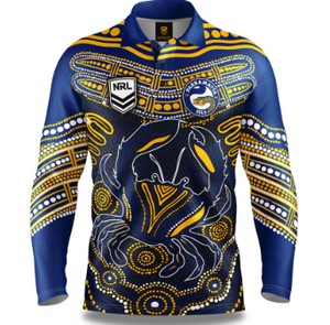 Parramatta Eels Fishing Shirt [SZ:Small STY:Karumba]