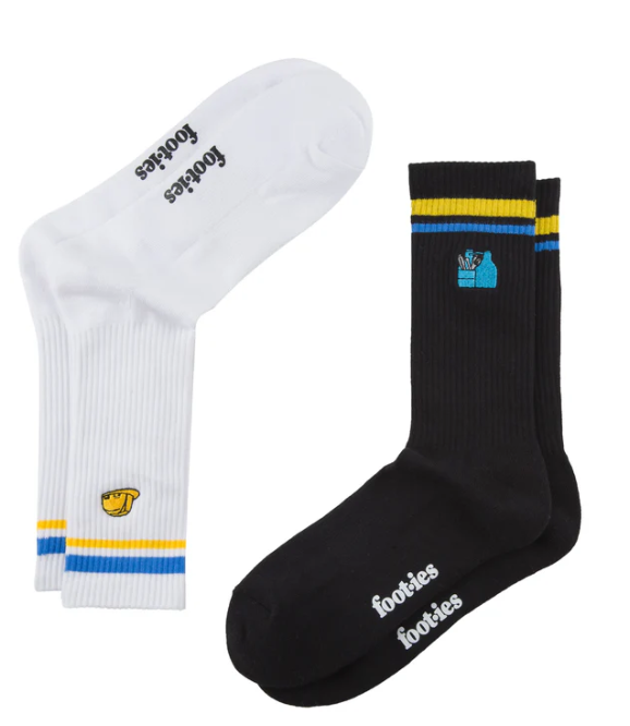 Foot-ies Socks 2pk [SZ:8-13 STY:Worksite Tools]