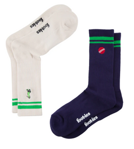 Foot-ies Socks 2pk [SZ:8-13 STY:Cricket]