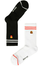 Load image into Gallery viewer, Foot-ies Socks 2pk [SZ:8-13 STY:Fast Food]
