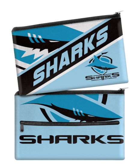 Cronulla Sharks Pencil Case [FLV:Large Logo]