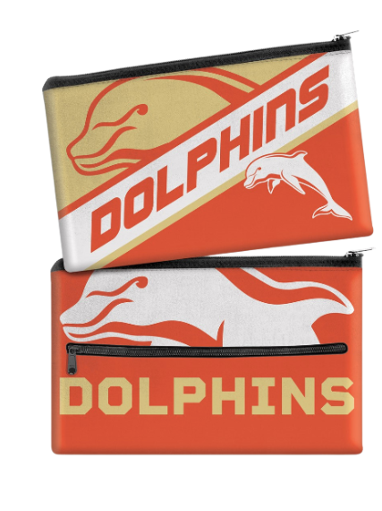 Dolphins Pencil Case [FLV:Large Logo]