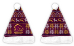 Load image into Gallery viewer, NRL XMAS Santa Hat [FLV:Brisbane Broncos]
