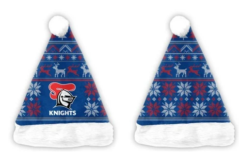 NRL XMAS Santa Hat [FLV:Newcastle Knights]