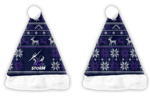 NRL XMAS Santa Hat [FLV:Melbourne Storm]