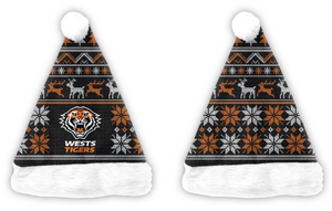 NRL XMAS Santa Hat [FLV:Wests Tigers]