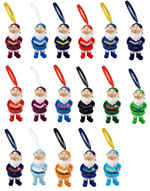 Load image into Gallery viewer, NRL Gnome Ornament [FLV:Brisbane Broncos]
