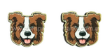 Load image into Gallery viewer, Dog Studs [SZ:Large STY:Border Collie Brown]
