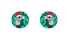 Christmas Studs [SZ:Small STY:Aussie Christmas Koala]