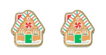 Load image into Gallery viewer, Christmas Studs [SZ:Large STY:Gingerbread House]
