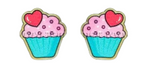 Load image into Gallery viewer, Food Studs [SZ:Small STY:Aqua Cupcake Love]
