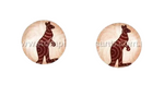 Load image into Gallery viewer, Australiana Studs [SZ:Medium STY:Proud Kanga]
