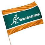 Load image into Gallery viewer, Wallabies Game Day Flag [FLV:Logo]
