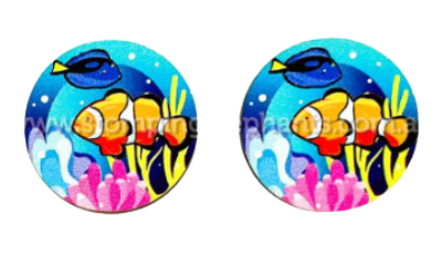 Aquatic Animal Studs [SZ:Large STY:Reef]