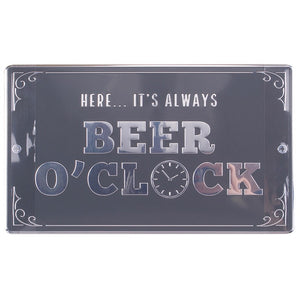Personalised Bar Signs [FLV:Beer O'Clock]
