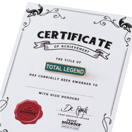 Sweet Disorder Legend Badge 