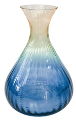 Load image into Gallery viewer, Ellie Glasses Amber &amp; Blue [FLV:Decanter]
