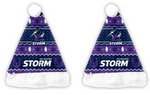 Load image into Gallery viewer, Melbourne Storm Xmas Santa Hat [FLV:Football]
