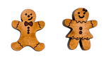 Load image into Gallery viewer, Christmas Studs [SZ:Large STY:Gingerbread Friends]
