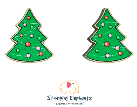 Christmas Studs [SZ:Large STY:Happy Little Tree]