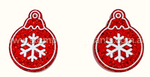 Load image into Gallery viewer, Christmas Studs [SZ:Large STY:Red Bauble]

