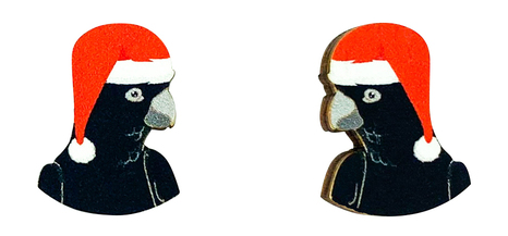 Christmas Studs [SZ:XL STY:Black Cockatoo]