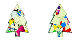 Load image into Gallery viewer, Christmas Studs [SZ:XL STY:Gold Tinsel Tree]
