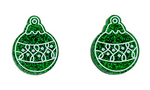 Load image into Gallery viewer, Christmas Studs [SZ:Large STY:Glitter Bauble]
