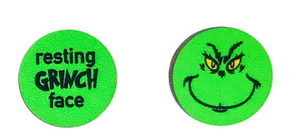 Christmas Studs [SZ:Medium STY:Grinch]