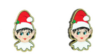 Load image into Gallery viewer, Christmas Studs [SZ:Large STY:Elsie Elf]
