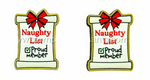 Load image into Gallery viewer, Christmas Studs [SZ:XL STY:Naughtly List]
