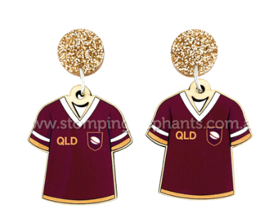 State Of Origin Dangles [SZ:13mm STY:Qld Jersey]