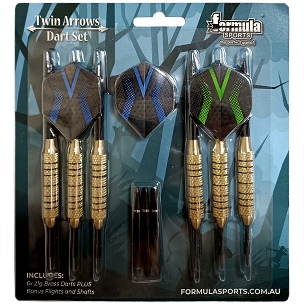 Twin Arrow Brass Darts Set  21g