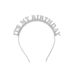 Load image into Gallery viewer, It's My Birthday Headband [FLV:Silver Glitter]
