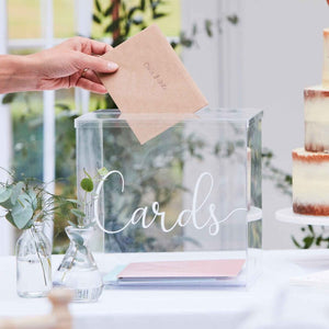 Wedding Card Wish Box