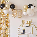 Load image into Gallery viewer, Champagne Noir Balloon Bunting
