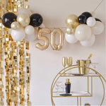 Load image into Gallery viewer, Champagne Noir Balloon Bunting
