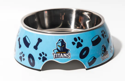 Gold Coast Titans Pet Bowl