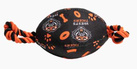 Wests Tigers Pet Toy [FLV:Footy]