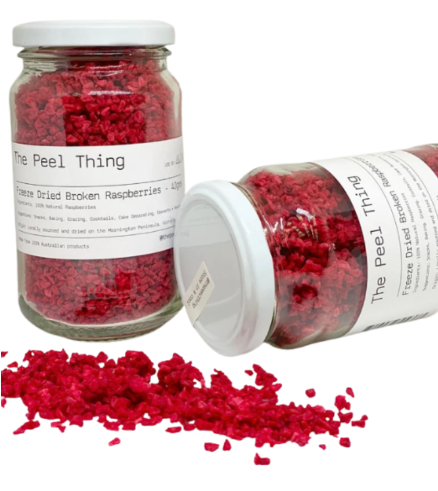 The Peel Thing Dried Raspberries Crisps