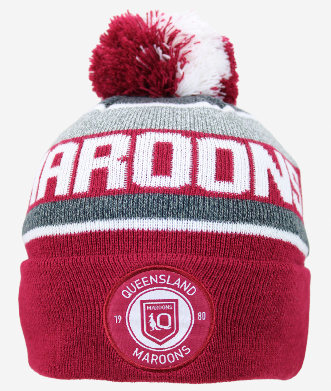 Qld Maroons Beanie [FLV:Tundra]
