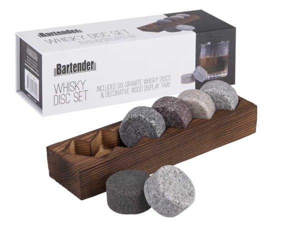 Whisky Discs & Tray