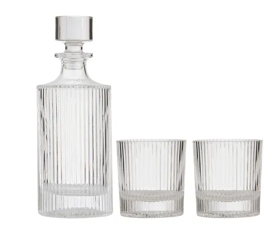 Cyrus Whisky Decanter Set [FLV:Clear]