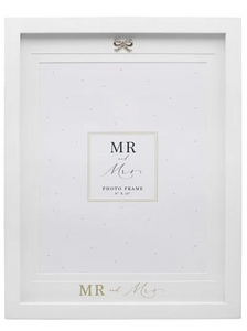 Mr & Mrs Jewelled Photo Frame