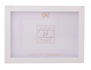 21st Jewelled Photo Frame