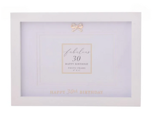 30th Jewelled Photo Frame