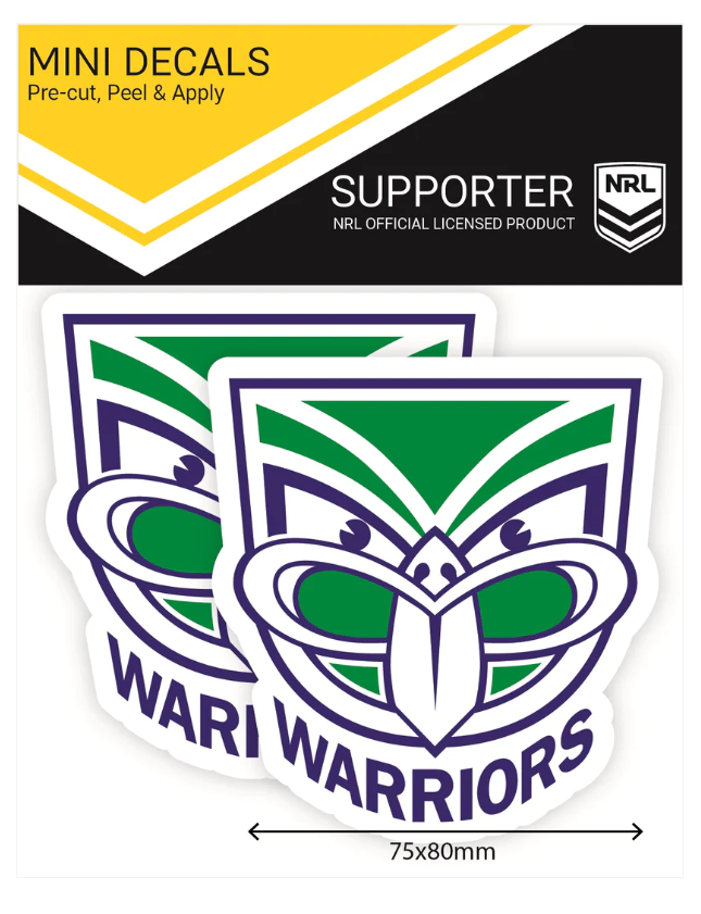 New Zealand Warriors Vinyl Stickers