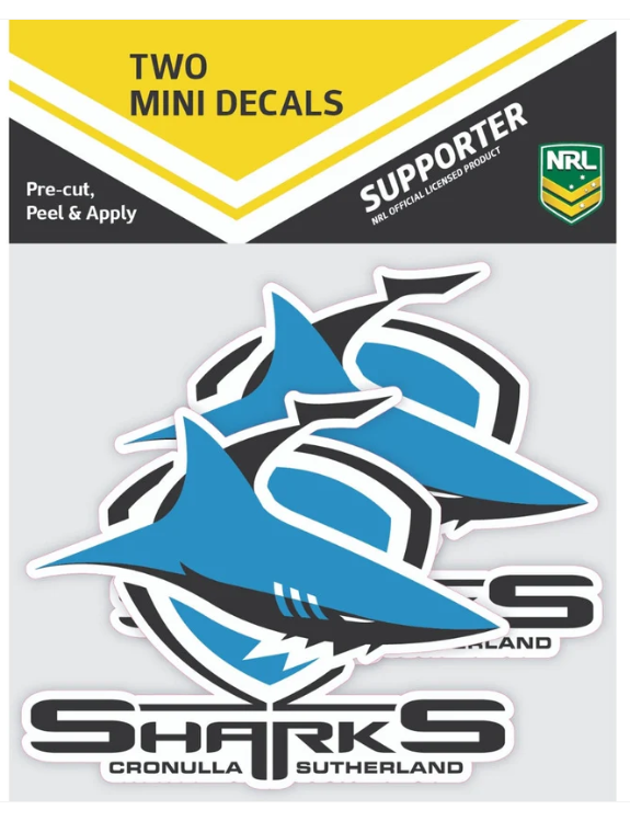 Cronulla Sharks Vinyl Stickers