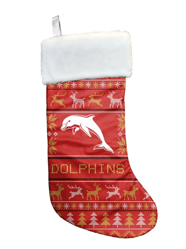 NRL Jumbo Xmas Stocking [FLV:Dolphins]