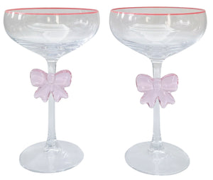 Kaya Bow Coupe Glasses
